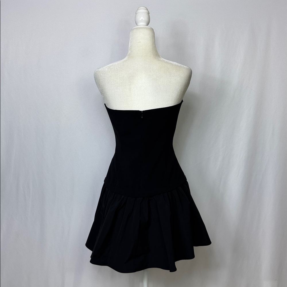 ASTR The Label Strapless Drop‎ Waist Mini Dress Size Medium Black NWOT - Picture 10 of 14